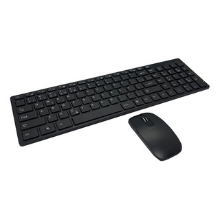 Kit Teclado E Mouse Wireless Sem Fio Ultra Slim 2.4g Kit Teclado E Mouse Wireless Sem Fio Ultra Slim 2.4g