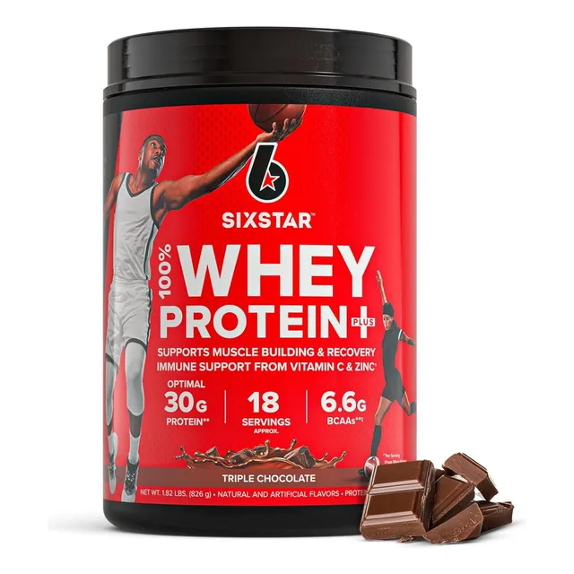 Proteína Whey Six Star, 18 Servicios, 30 Gr Proteína C/s