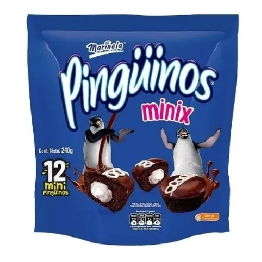 Pinguinos Marinela Minix 12 Und - g a $56