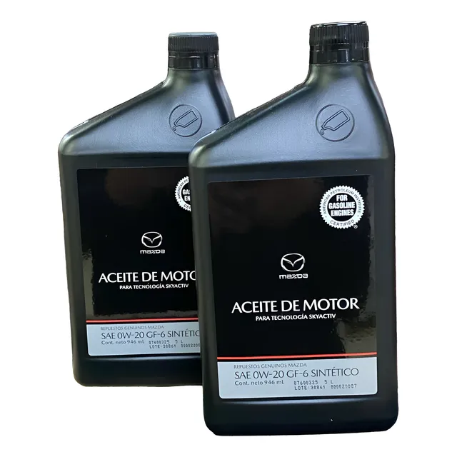 Aceite Mazda Skyactiv 0w20 X12 Lts Pack 12 Unid.