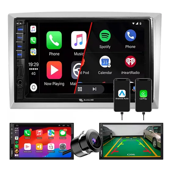 Estereo Pantalla 7 Blauline Bt Usb Gps Mirror Megane Cjf