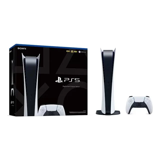 Sony PlayStation 5 825GB Digital Edition color blanco y negro 2020