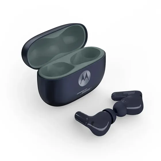 Auriculares Motorola Moto Buds 2 Plus Inalámbricos Bluetooth In-Ear With Ruido Sound de Bose Negro (pantone Silhouette)