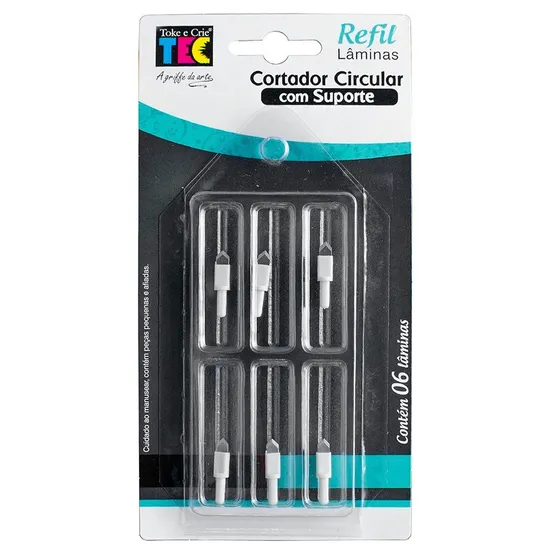 Refil Com 6 Lâminas Para Cortador Circular Guilhotina