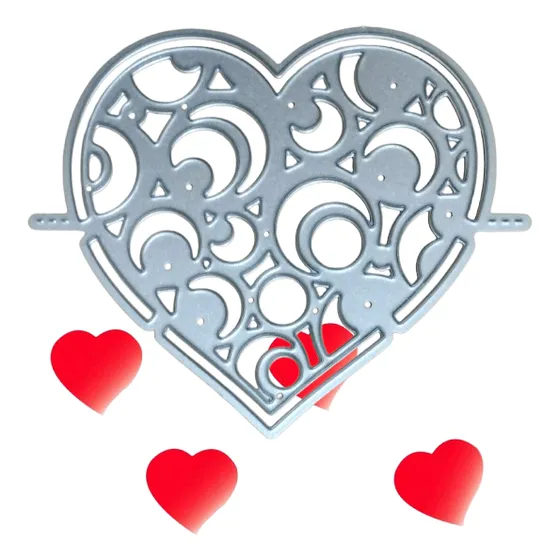 Die Cut Scrap Troquel Corazón Para Calar Papel D' Arteche