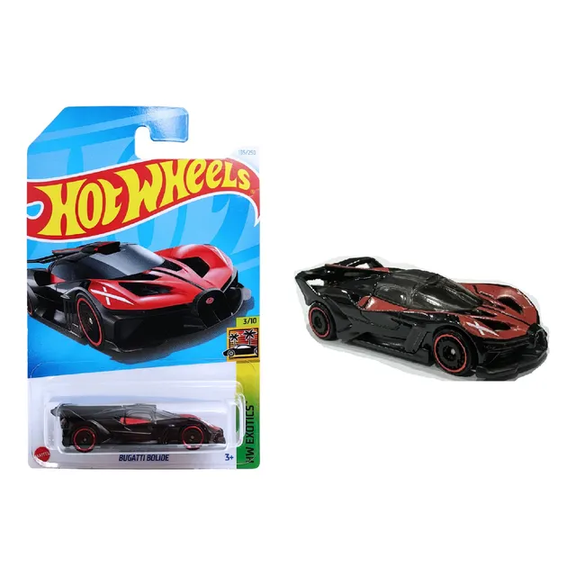 Hot Wheels Bugatti Bolide Rojo 3/10 Hw Exotics