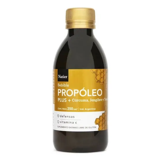 Propóleo Plus Noble Apicultor Cúrcuma Jengibre Defensa 250cc
