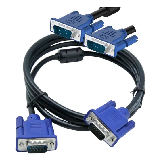 Cable Conector Vga A Vga 5 Metros