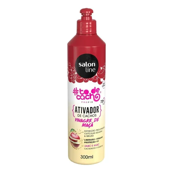 Crema Activador De Rulos Salon Line Vinagre De Manzana