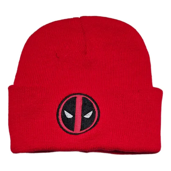 Gorro Lana Deadpool Marvel Bordado