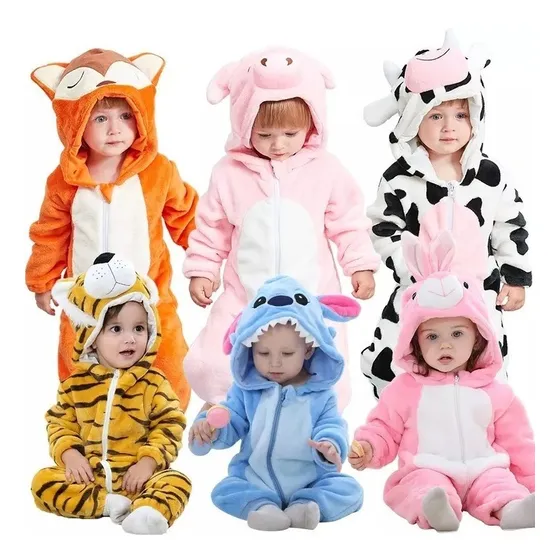 Michley Baby Rompers Para Bebés - Diseño Animales