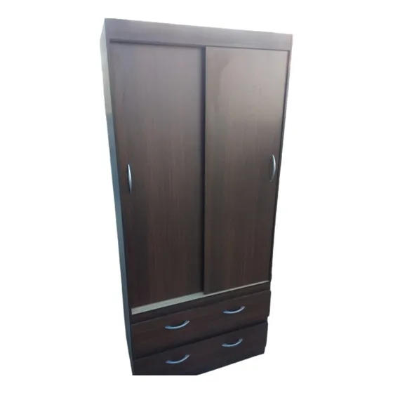 Ropero Melamina 80 Cm Puerta Corrediza