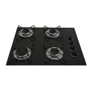 FogĂŁo Cooktop GĂĄs 4 Bocas Ultra Chama 127v/220v Preto FogĂŁo Cooktop GĂĄs 4 Bocas Ultra Chama 127v/220v Preto