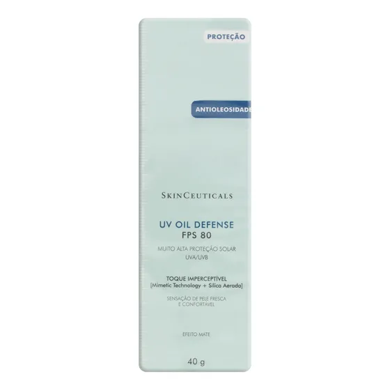 Protetor Solar UV OIL Defense FPS 80 SkinCeuticals Caixa 40g