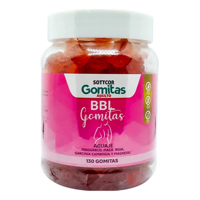 Gomitas De Aguaje Bbl Para Mujeres 130 Unidades