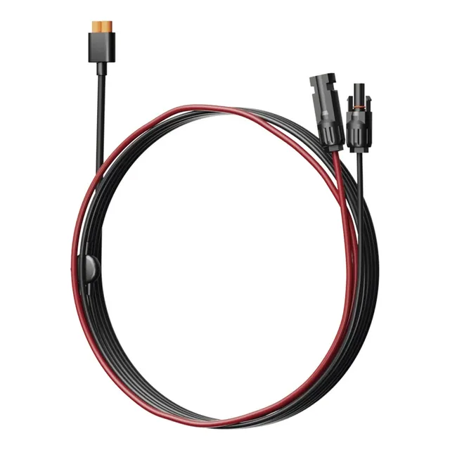 Cable 2.5m Negro Calibre 10 Awg Terminal Mc4 Macho Y Hembra