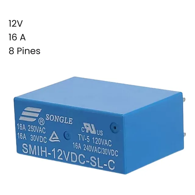 Relé 12 V 16 A 8 Pines Smih-12vdc-sl-c Power Relay