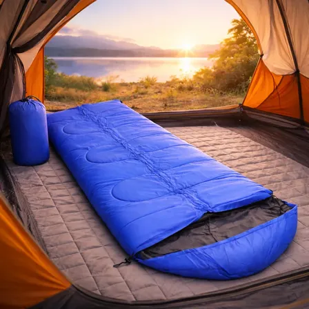 Saco De Dormir Térmico 900g Impermeável Acampamento