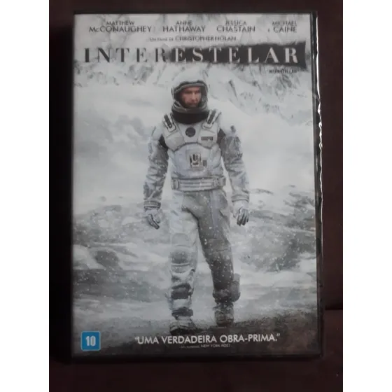 Dvd Interestelar - Matthew Mcconaughey - Lacrado Original