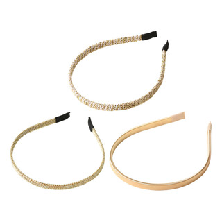 Diademas Finas Doradas, 3 Unidades, Sombreros Decorativos Pa Diademas Finas Doradas, 3 Unidades, Sombreros Decorativos Pa