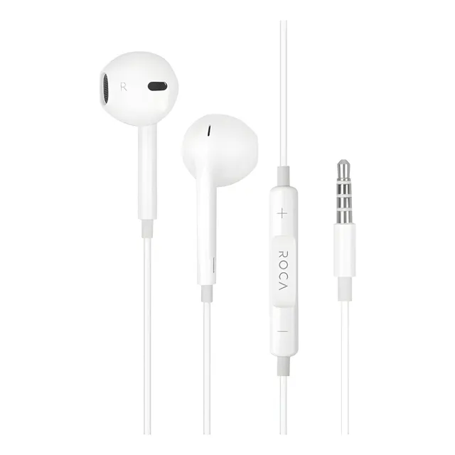 Auriculares Manos Libres Stereo Roca Caja Acrilica Estereo B