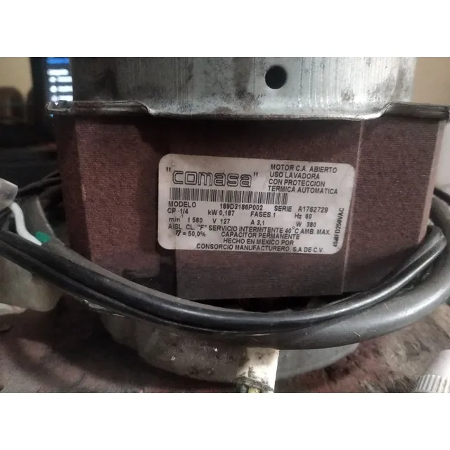 Motor De Lavadora Comasa Modelo 189d3186p002