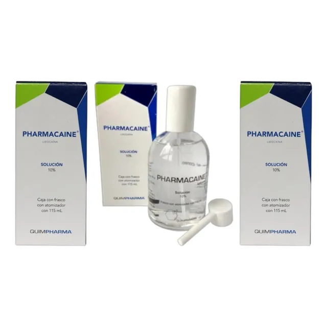 Lidocaina Spray Solución 10% 115 Ml Atomizador Pack C/3