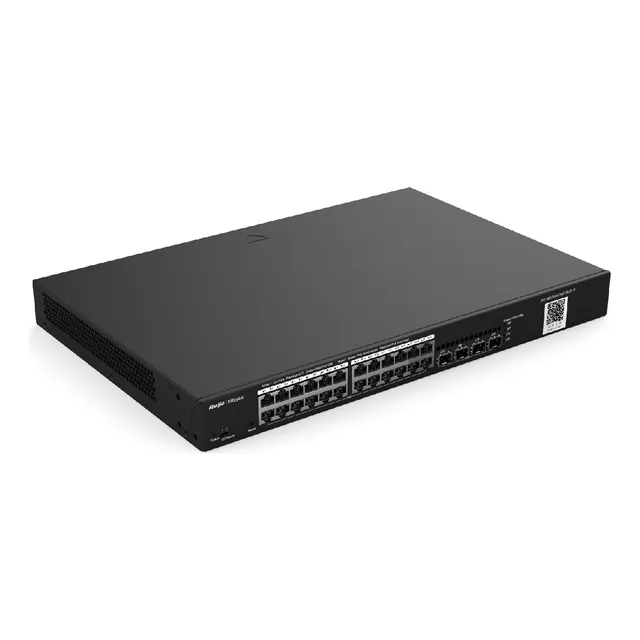 Conmutador 28 Puertos Gigabit No Poe Capa 2 Ruijie 4 Sfp