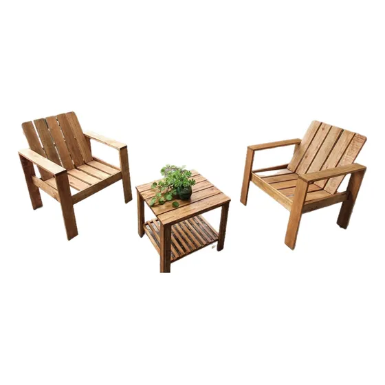 Sillones De Exterior ×2 + Mesa De Regalo