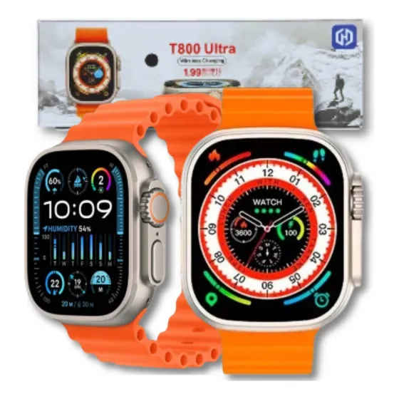 Smartwatch Relógio Smart T800 Ultra Tela Amoled Bluetooth