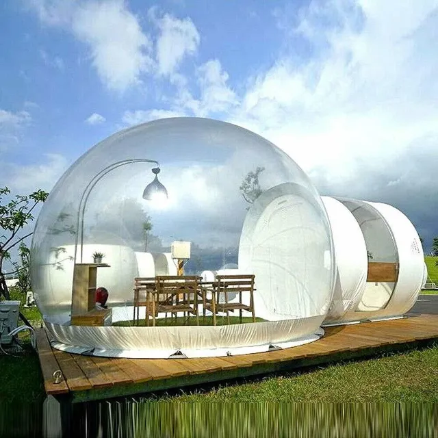 Inflable Burbuja 3m Eco Casa Tienda Que Acampa Soplador