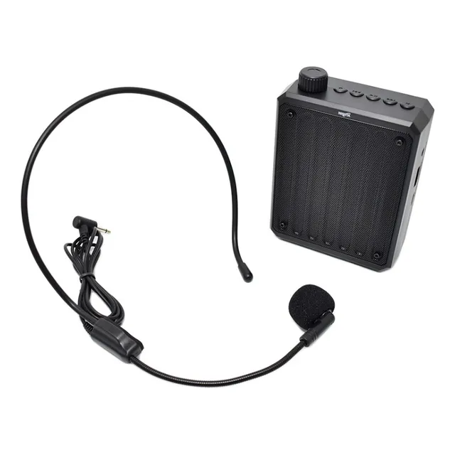 Parlante Amplificador De Voz Portatil Con Microfono Cableado