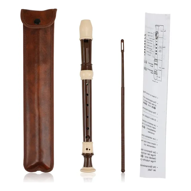 Flauta Clarinete Soprano Con Varilla De Limpieza 8 Agujeros
