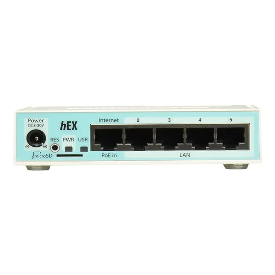 Mikrotik Hex | Rb750gr3  5 Puertos | Ethernet Gigabit Router