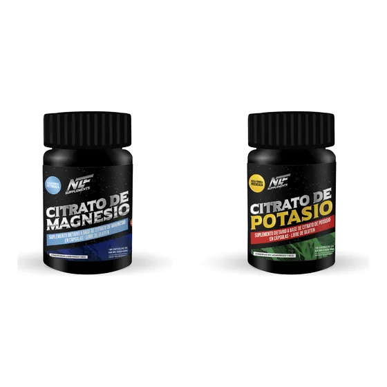 Citrato De Magnesio + Citrato De Potasio X 60 Capsulas C/u