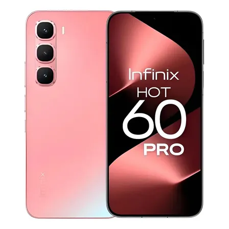 Smartphone Infinix Hot 60 Pro 4g 256gb 8gb Ram + 8gb Virtual Nfc Amoled Câmera 50mp Rosa
