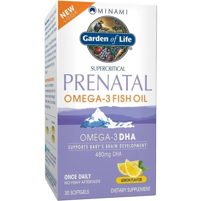 Garden Of Life Prenatal Omega-3 Dha 480mg 30 Softgels
