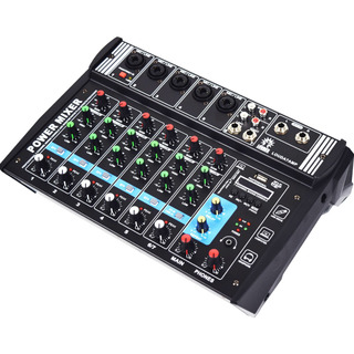 Mezcladora Amplificada 7 Canales Interfaz Grabar Usb/bt Mezcladora Amplificada 7 Canales Interfaz Grabar Usb/bt