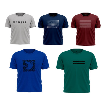 Kit 5 Camisas Masculina Blusas P Aogg Hanter Style Original Kit 5 Camisas Masculina Blusas P Aogg Hanter Style Original