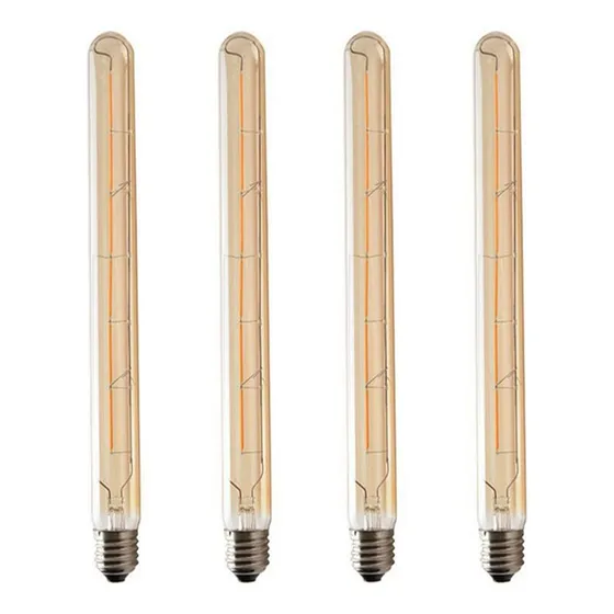 Bombilla Edison 6 W Regulable Vintage T300 Tubo Largo Led K