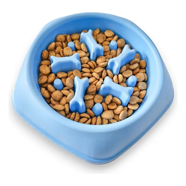 Comedero Come Lento Para Perros Ansiosos Plato Premium