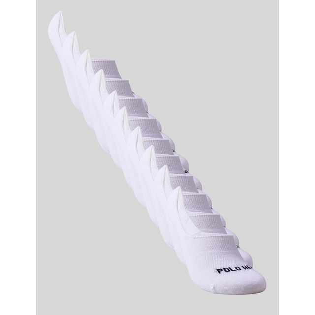 Kit 12x1 Meias Polo Wear Day By Day 39/43 Sapatilha Branco Logo 39/43 Kit 12x1 Meias Polo Wear Day By Day 39/43 Sapatilha Branco Logo 39/43