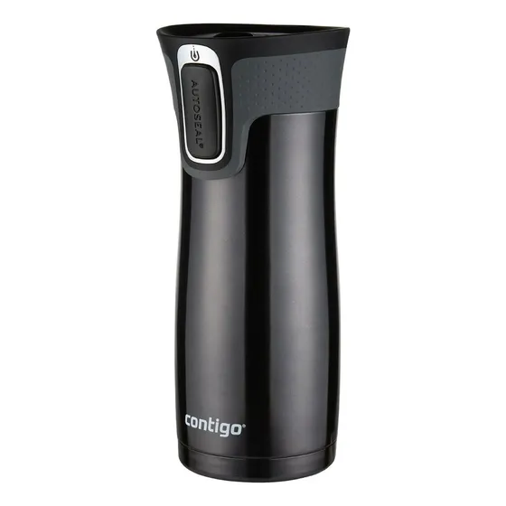 Vaso térmico Contigo West Loop color Black Brilloso 473mL