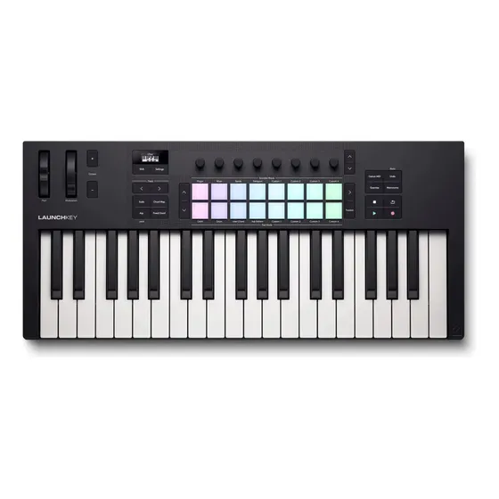 Teclado Controlador Novation Launchkey 3.7 Mk4 De 37 Teclas | Cuotas sin interés