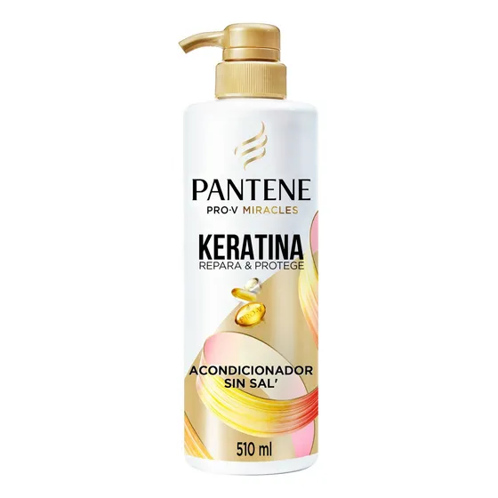 Acondicionador Sin Sal Pantene Keratina Provitamina B5 510ml