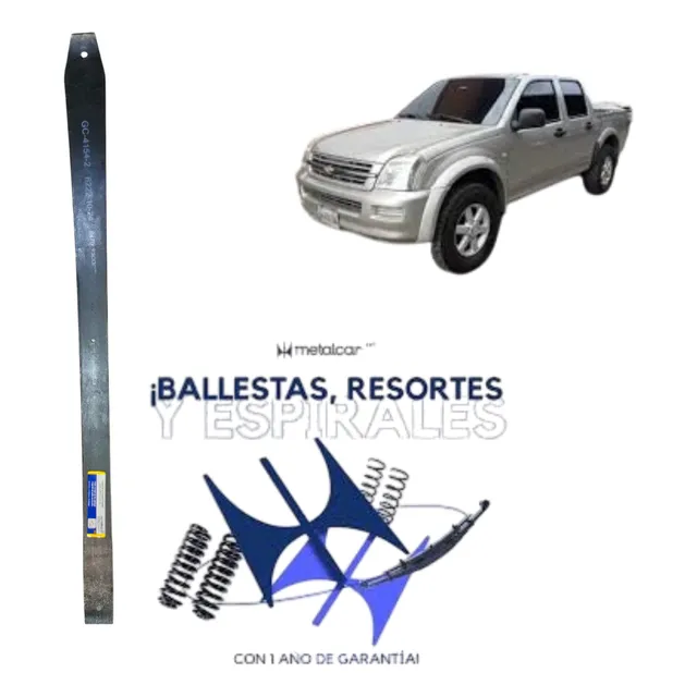 Hojas Ballesta Trasera Chevrolet Luv Dmax 2008 Segunda