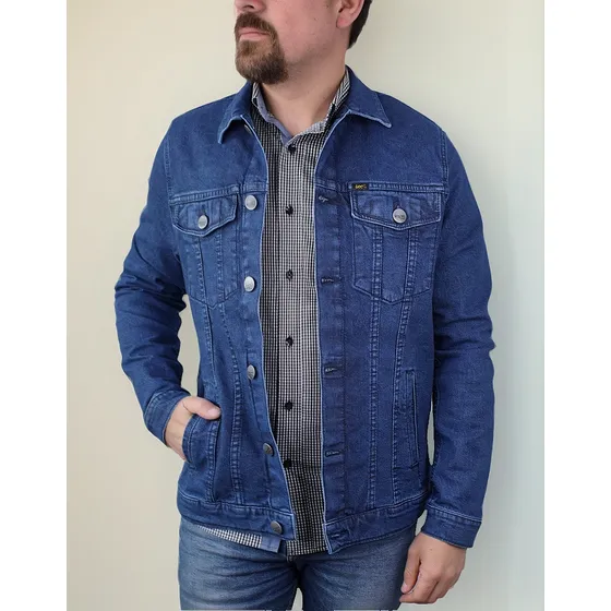 Chaqueta Demin Clás Renov Para Hombre Lec Lee- Índigo Oscuro