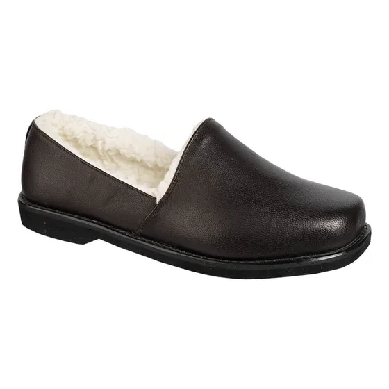 Pantuflas Mujer Rema C-r-a C-r-a Cuero/negro - Rema Talla 41