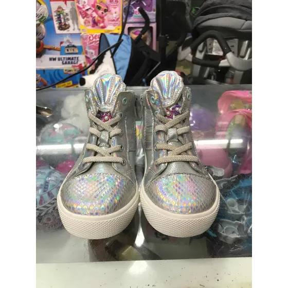 Bellas Botas Plateadas Para Niña Wonder Nation - Talla 9