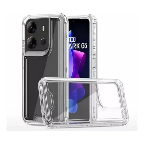 Forro 360 3 Capas Estuche Protector Clear Antigolpe Triple 